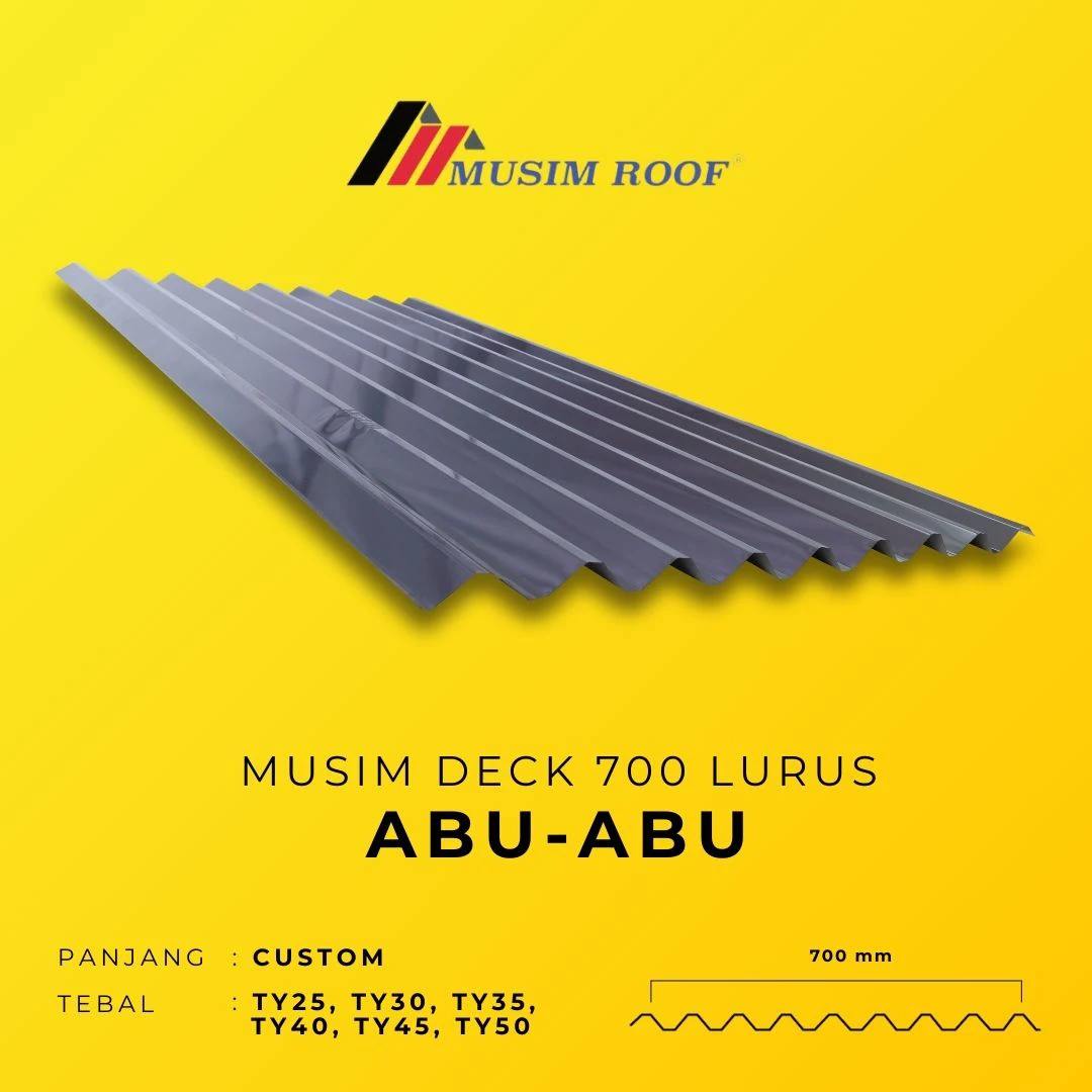 spesifikasi musim deck 700 abu - abu