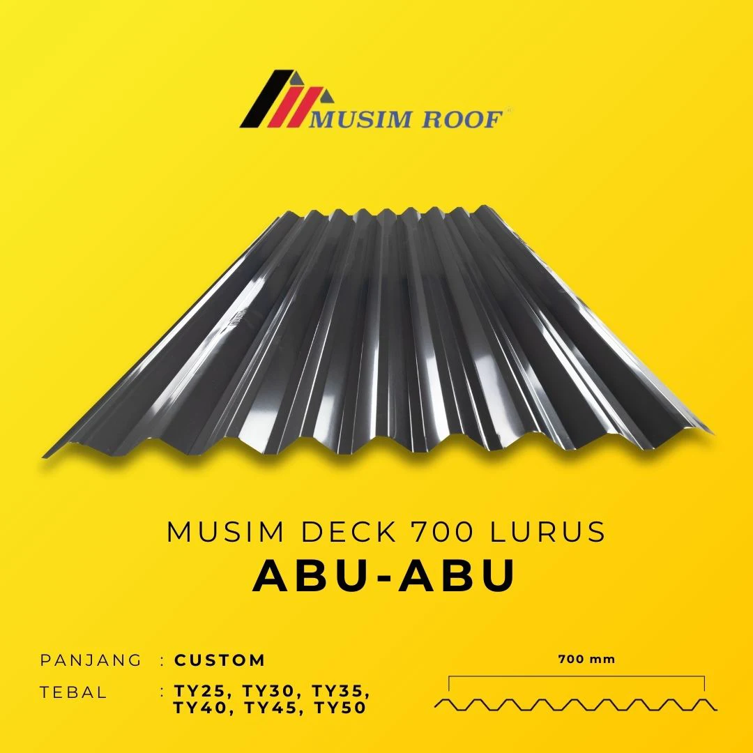 spesifikasi musim deck 700 abu - abu