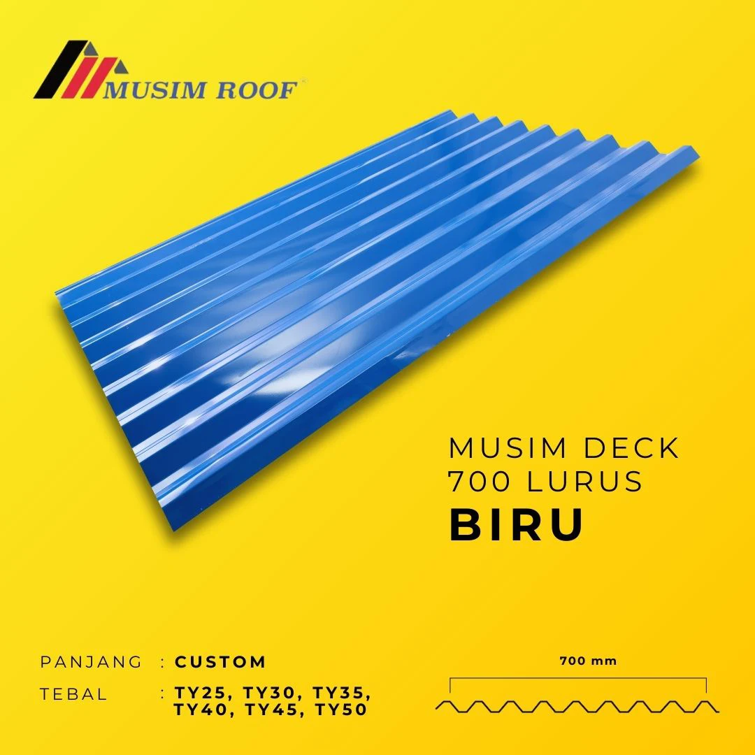 spesifikasi musim deck 700 biru