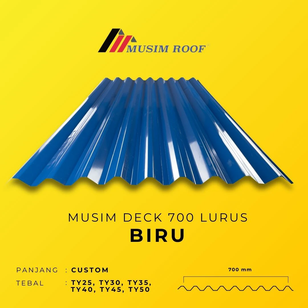 spesifikasi musim deck 700 biru