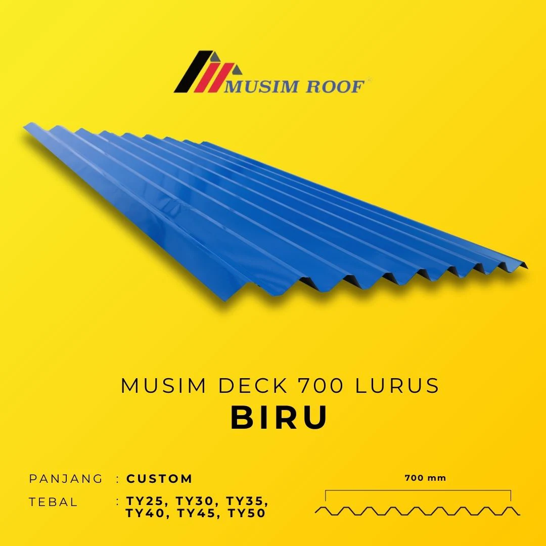 spesifikasi musim deck 700 biru