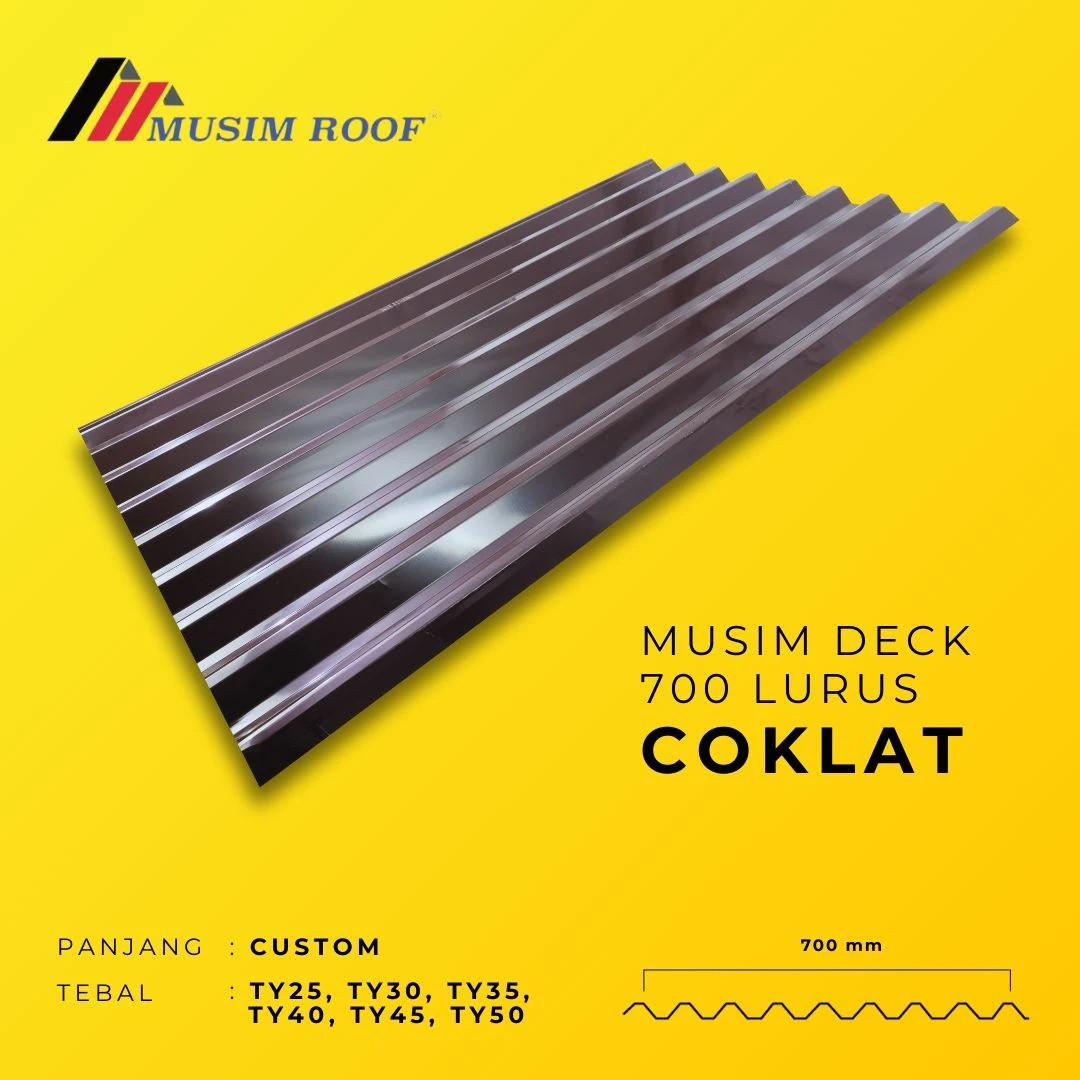 spesifikasi musim deck 700 coklat
