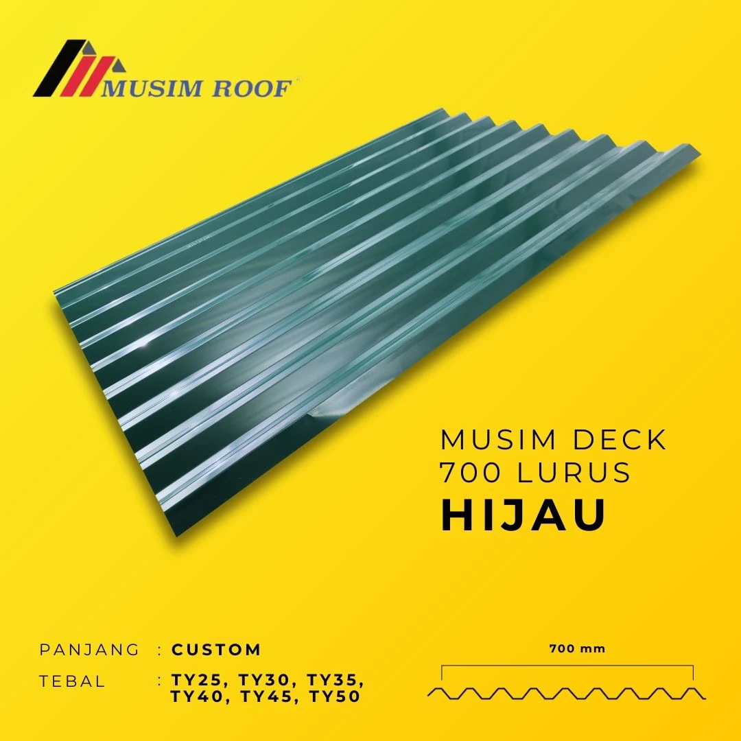 spesifikasi musim deck 700 hijau