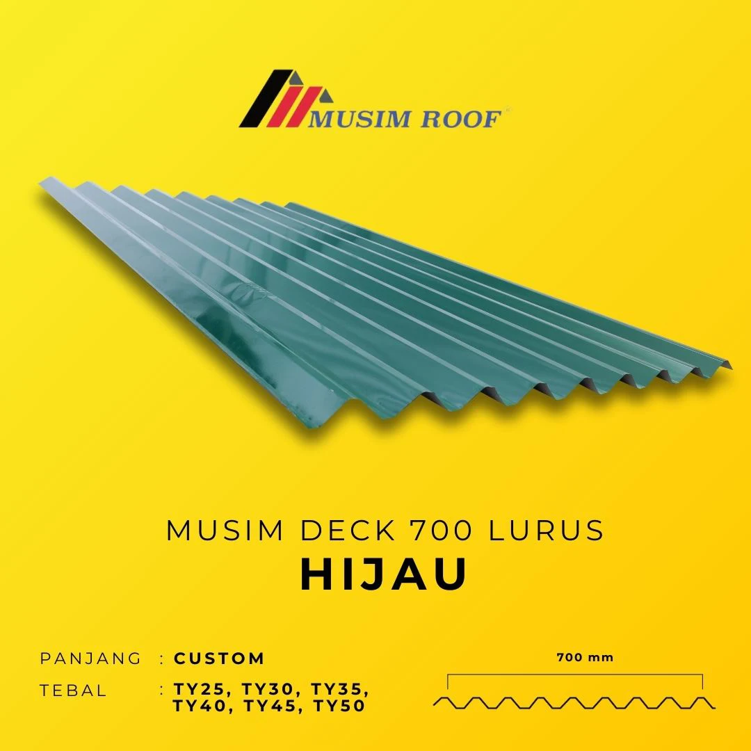 spesifikasi musim deck 700 hijau