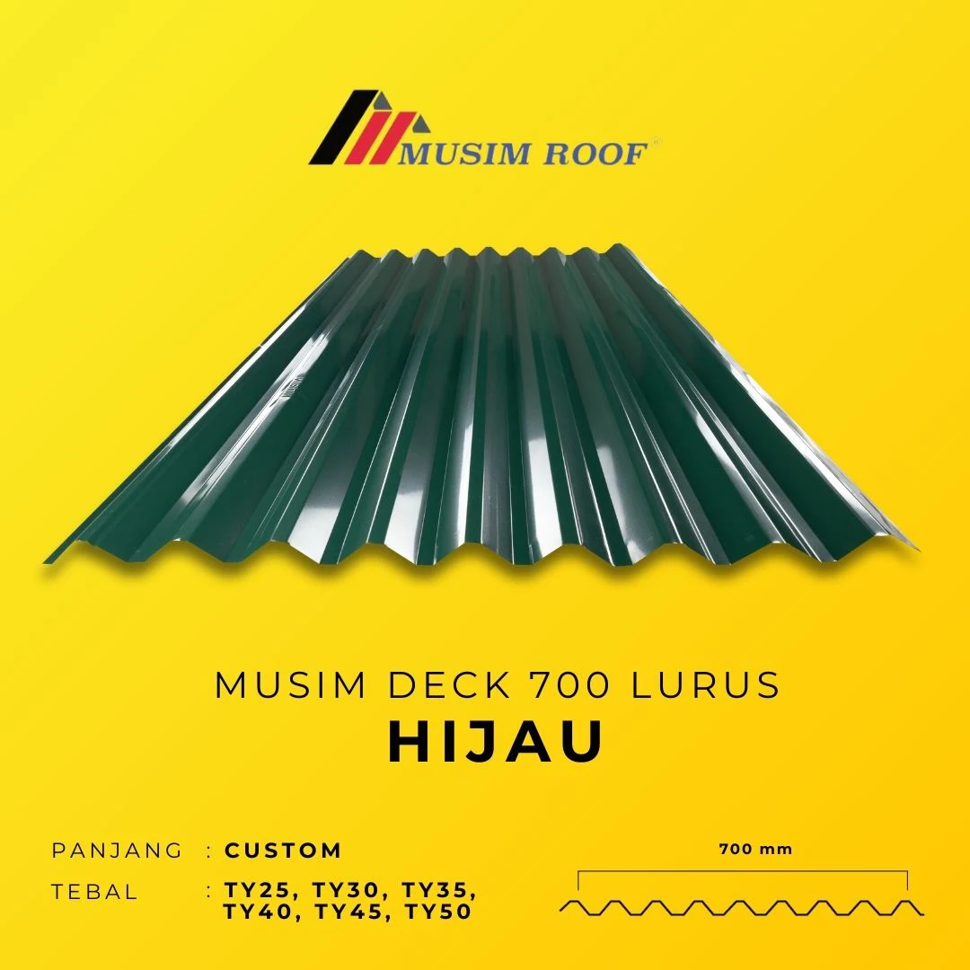 spesifikasi musim deck 700 hijau