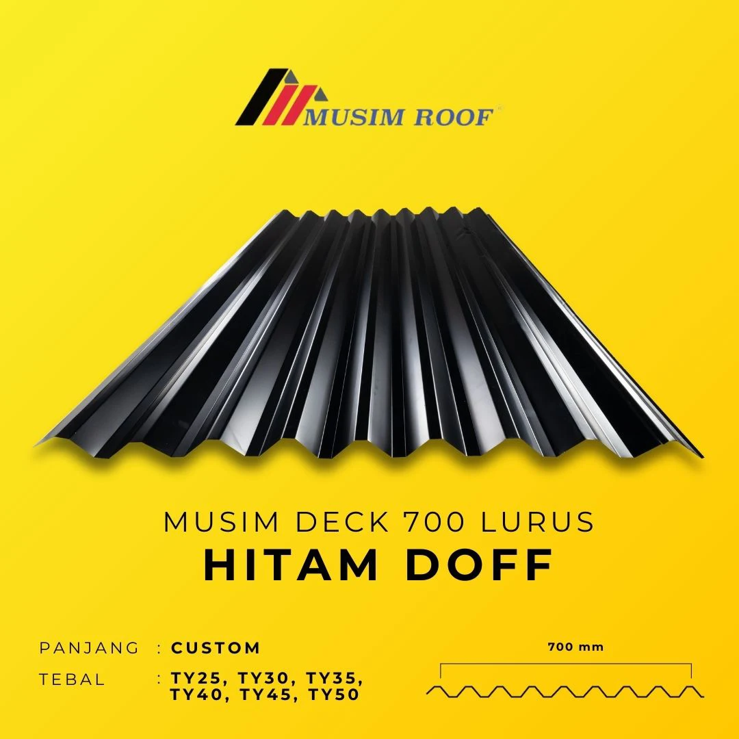 spesifikasi musim deck 700 hitam doff