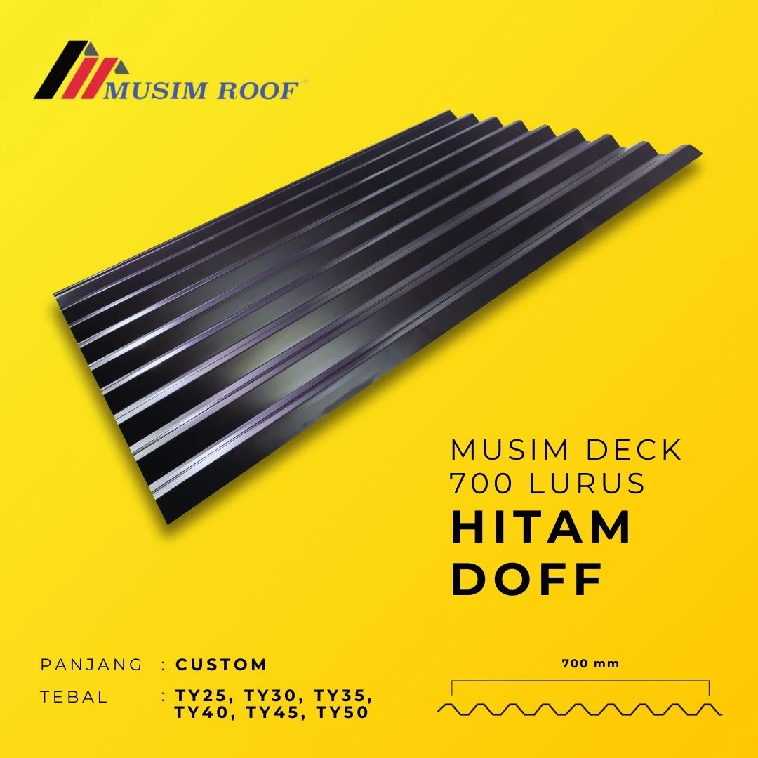 spesifikasi musim deck 700 hitam doff