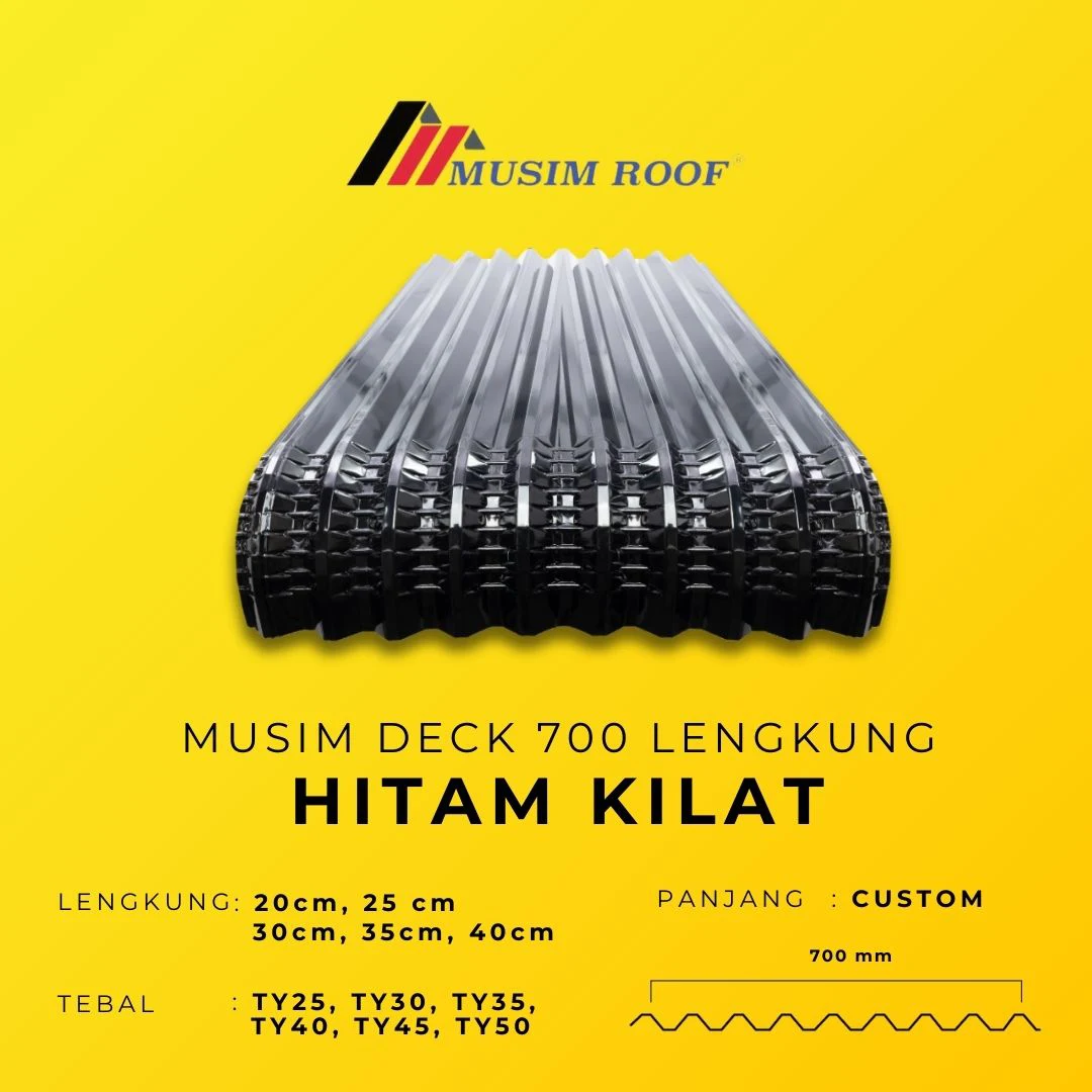 spesifikasi musim deck 700 lengkung hitam kilat