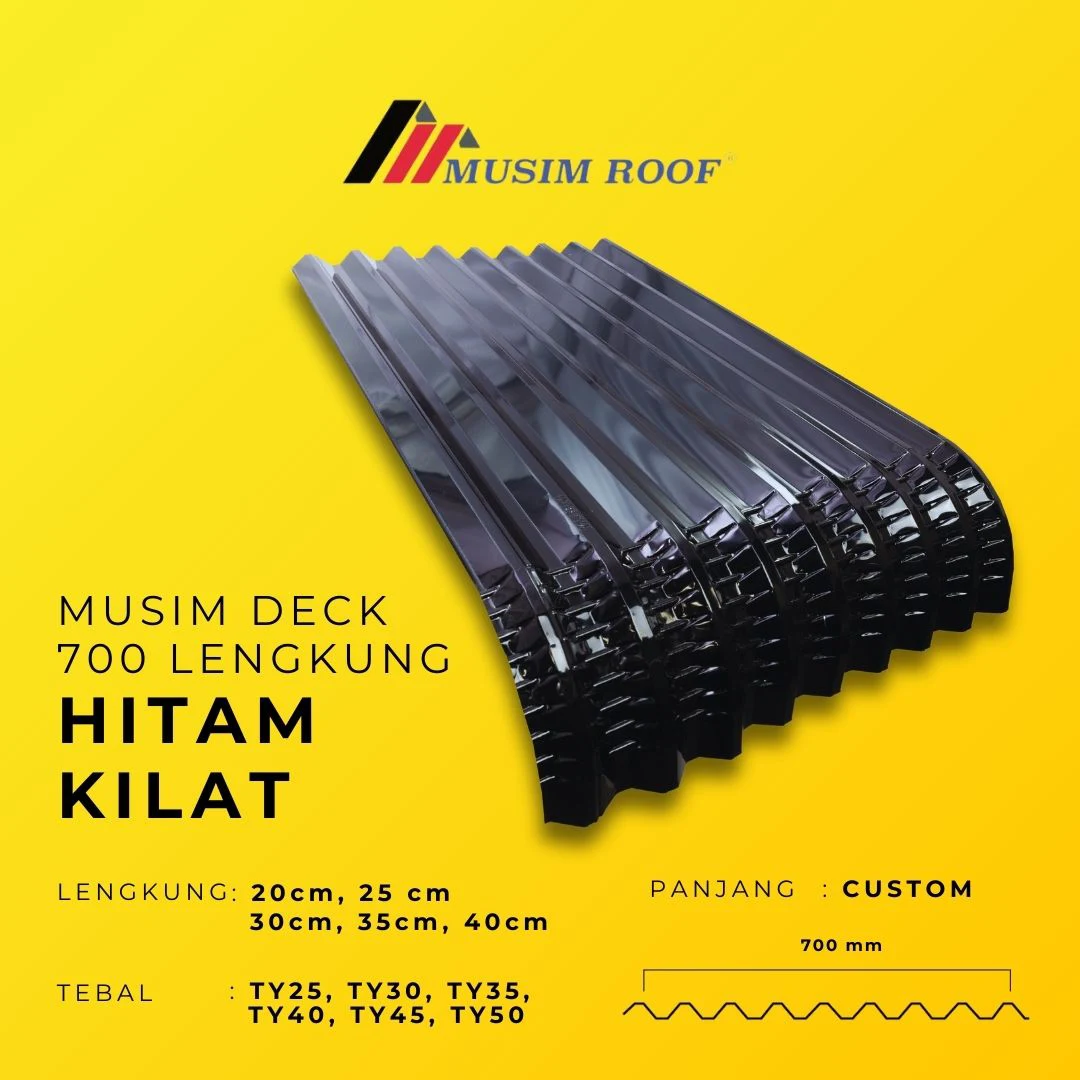 spesifikasi musim deck 700 lengkung hitam kilat