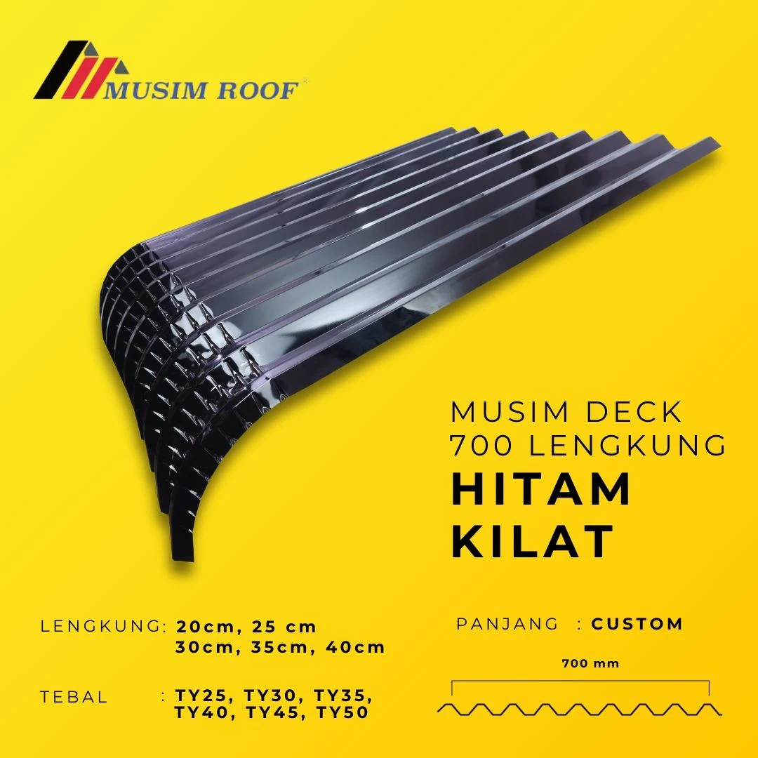 spesifikasi musim deck 700 lengkung hitam kilat