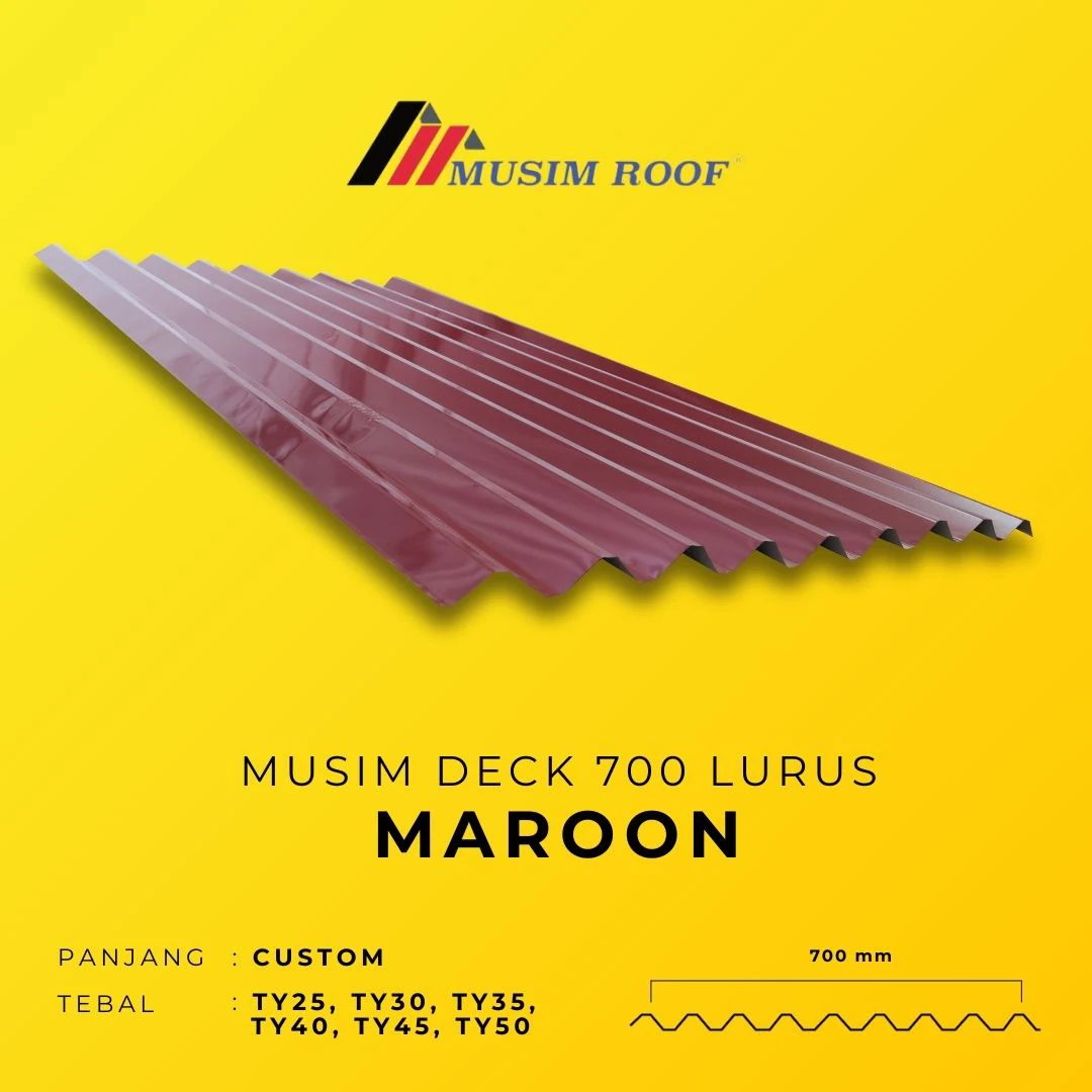 spesifikasi musim deck 700 maroon
