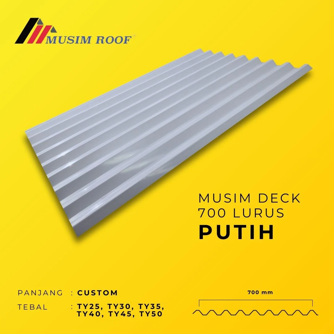 spesifikasi musim deck 700 putih