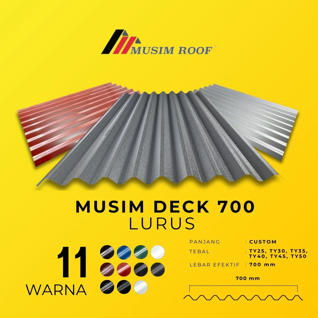 musim deck 700 mm