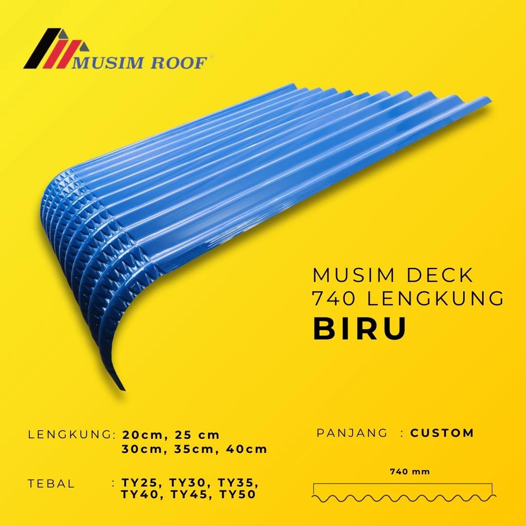 spesifikasi musim deck 740 lengkung biru