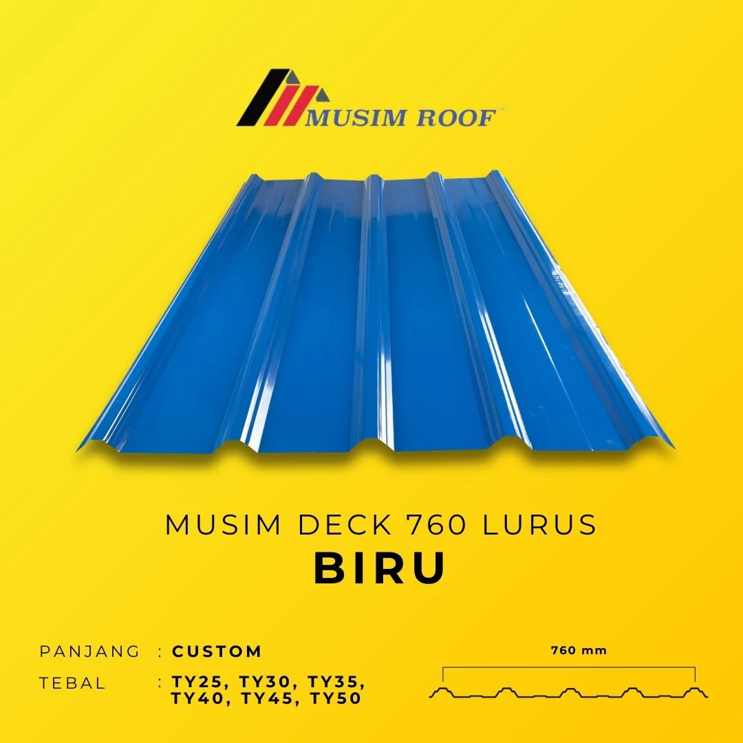 spesifikasi musim deck 760 lurus biru