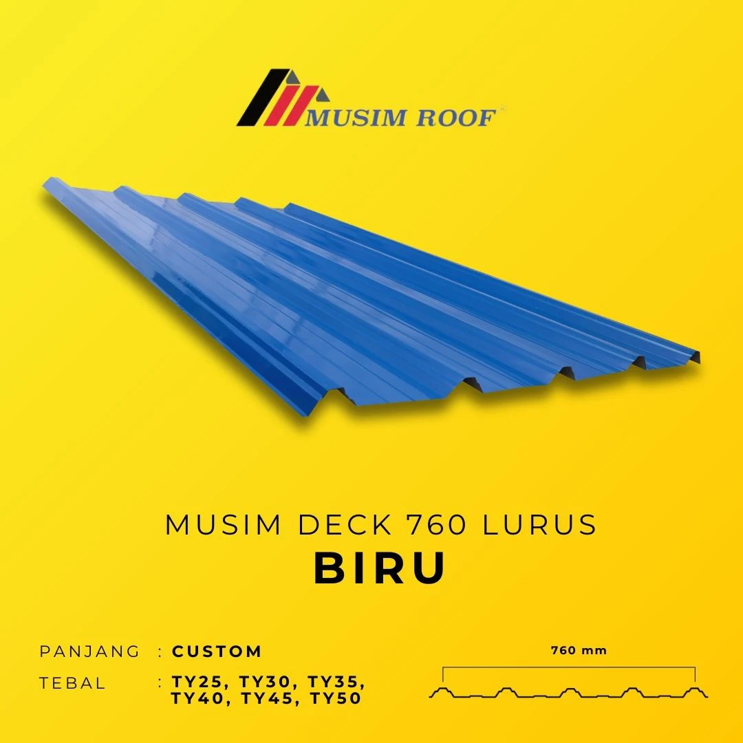 spesifikasi musim deck 760 lurus biru