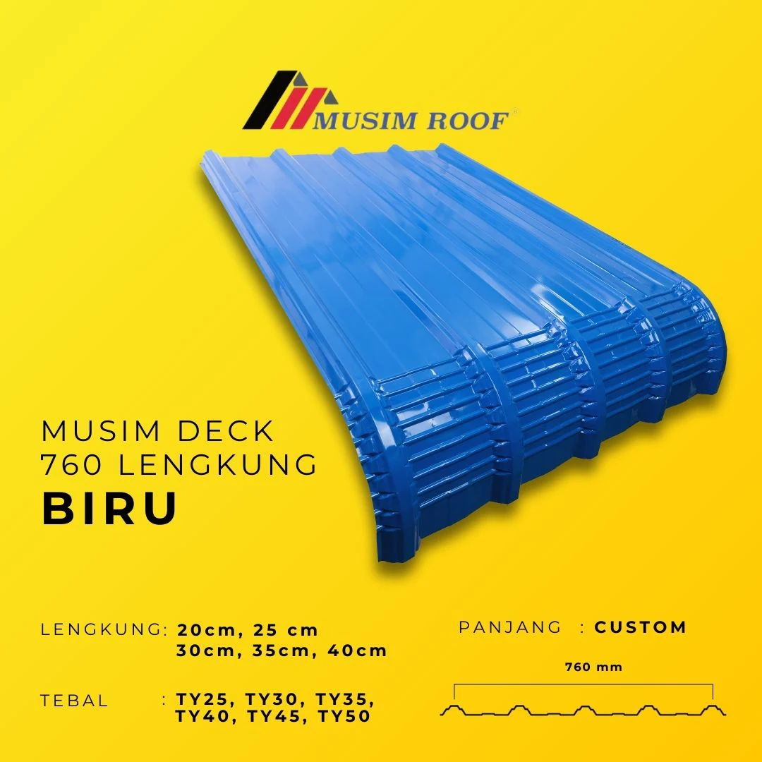 spesifikasi musim deck 700 lengkung biru