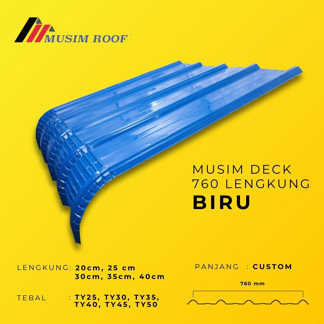 spesifikasi musim deck 700 lengkung biru
