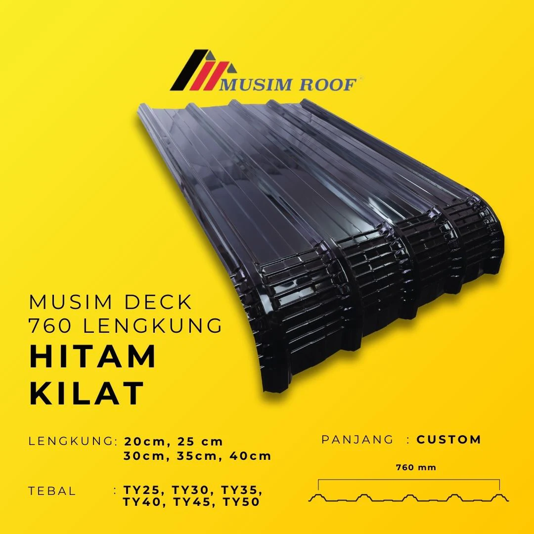 spesifikasi musim deck 700 lengkung hitam kilat