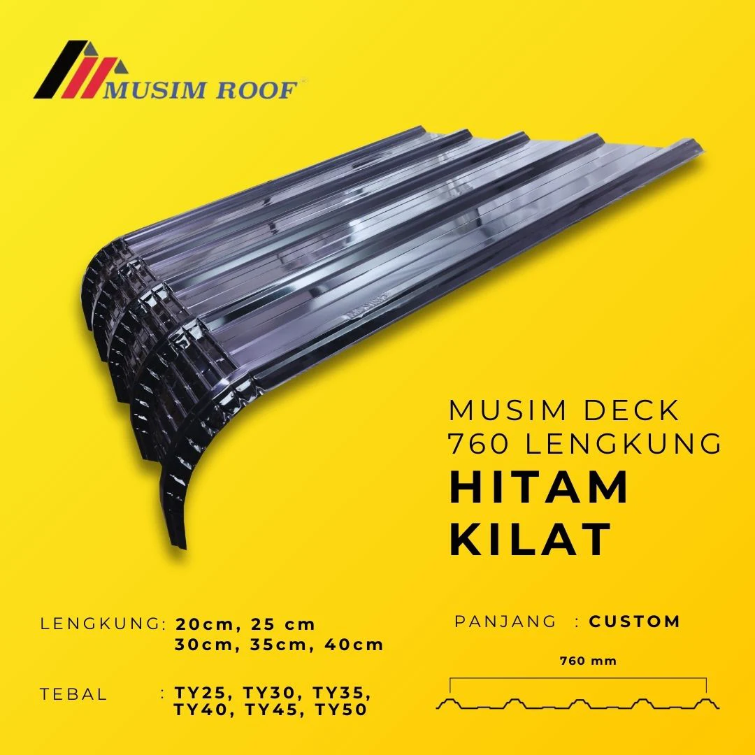 spesifikasi musim deck 700 lengkung hitam kilat