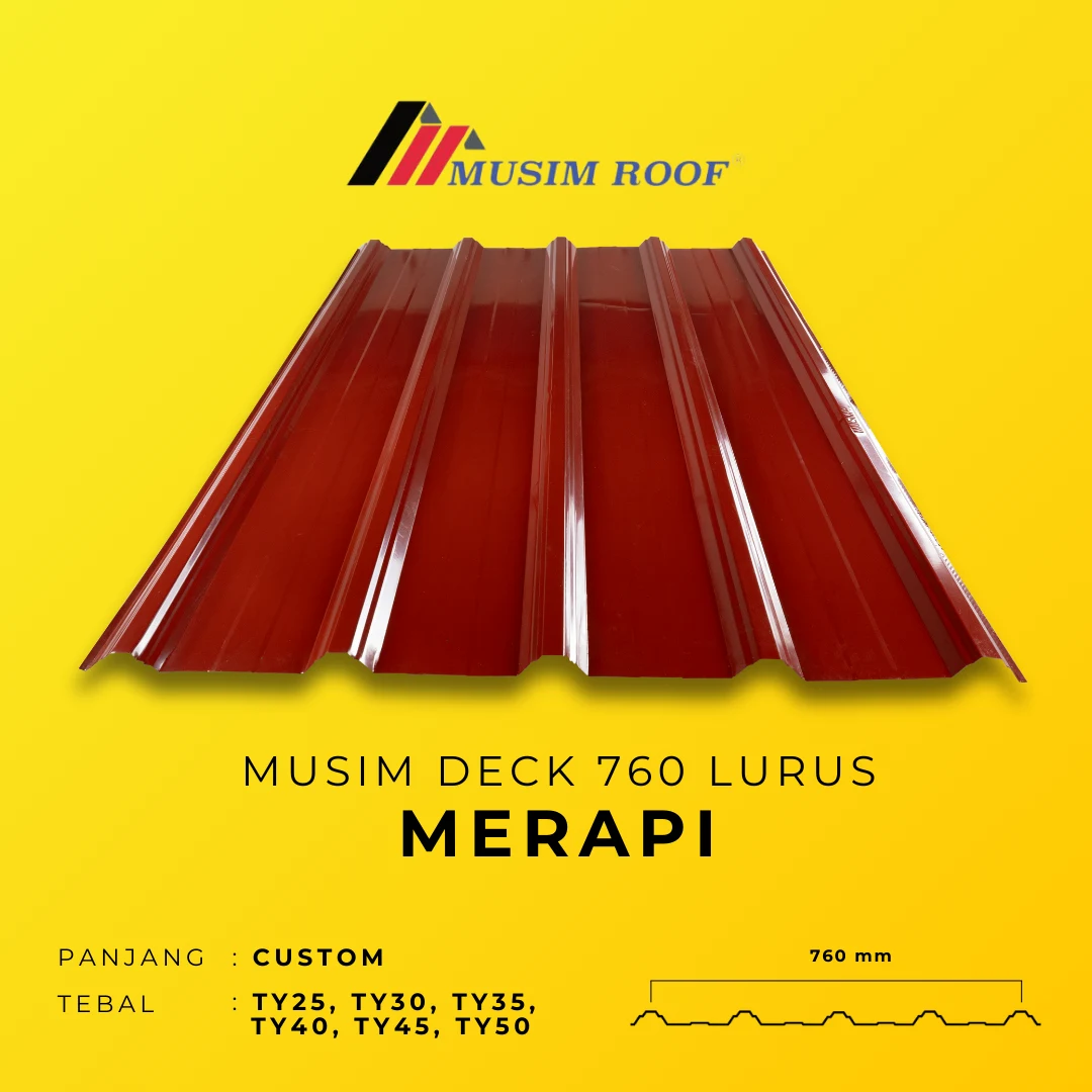 spesifikasi musim deck 760 lurus merapi