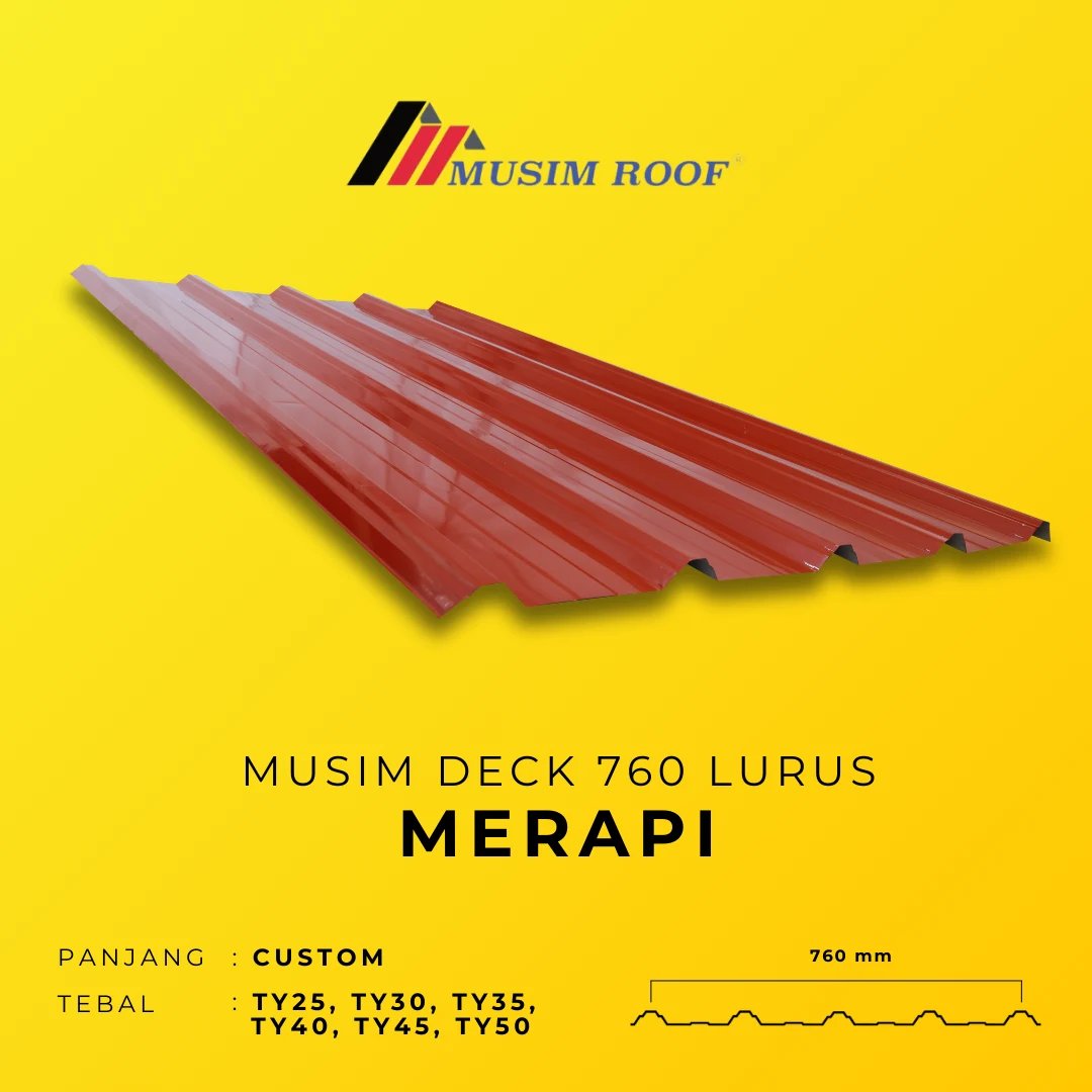 spesifikasi musim deck 760 lurus merapi