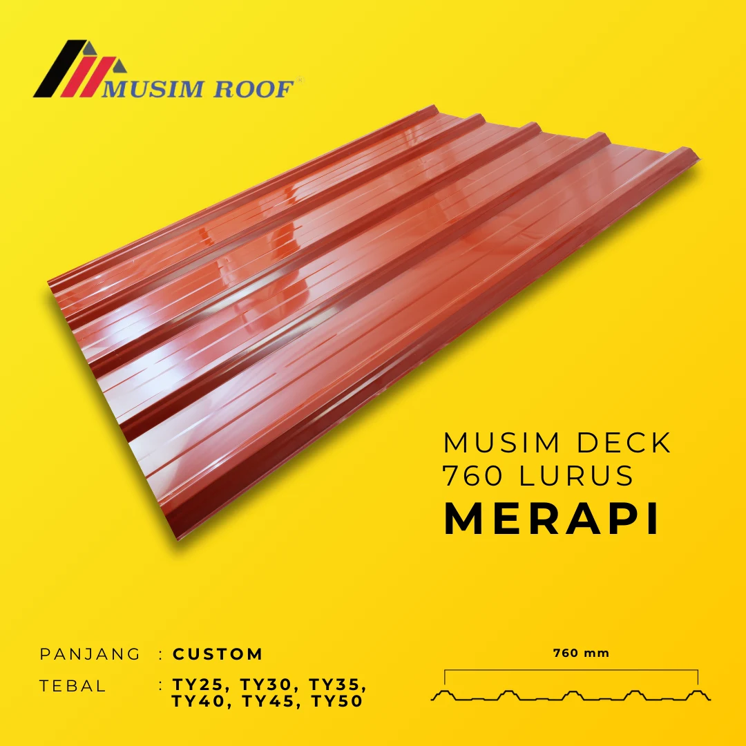 spesifikasi musim deck 760 lurus merapi
