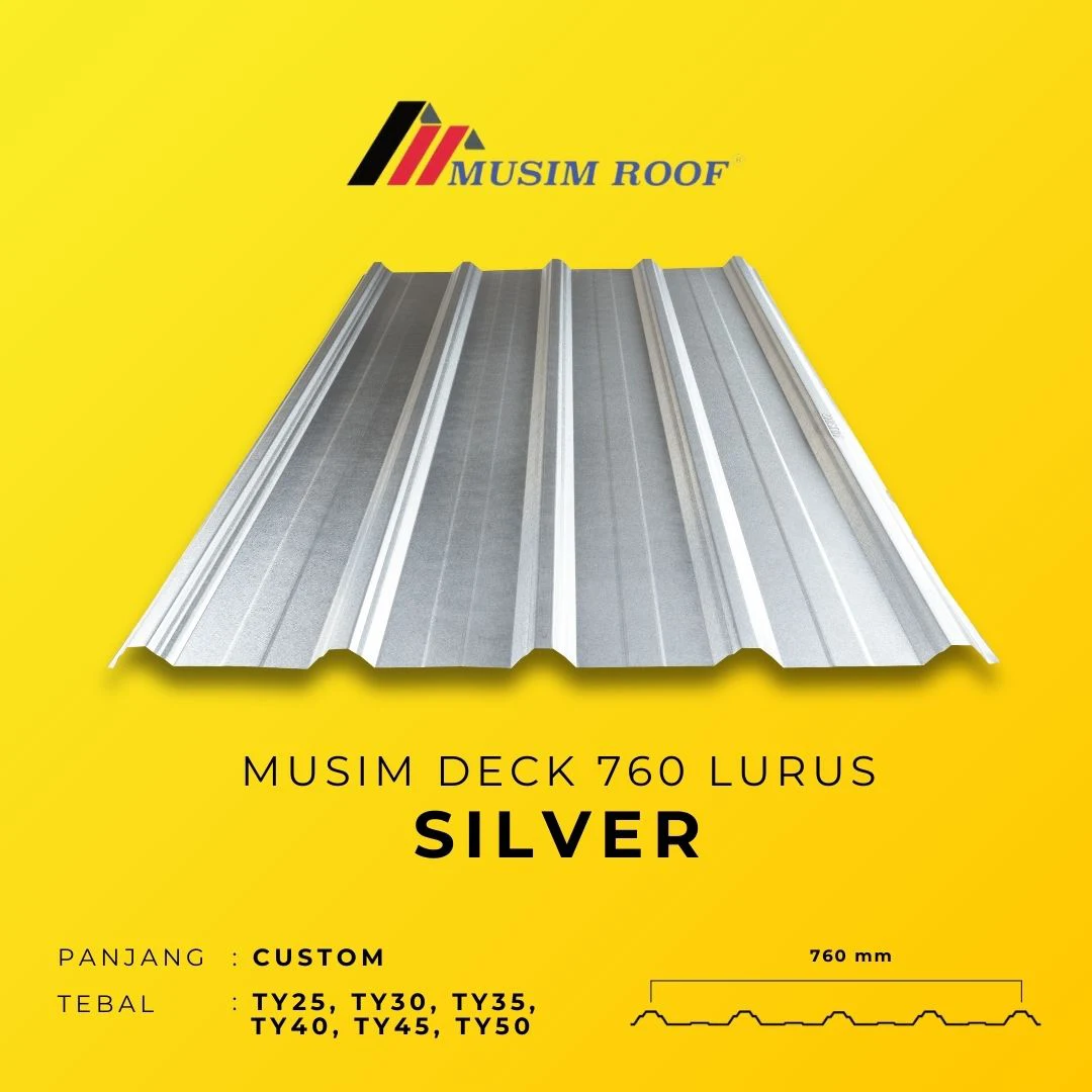 spesifikasi musim deck 760 lurus silver