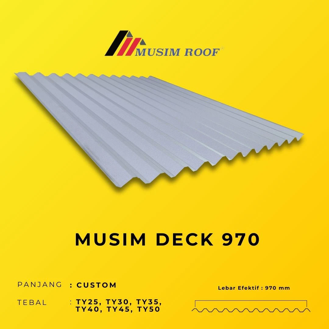 spesifikasi musim deck 970 mm