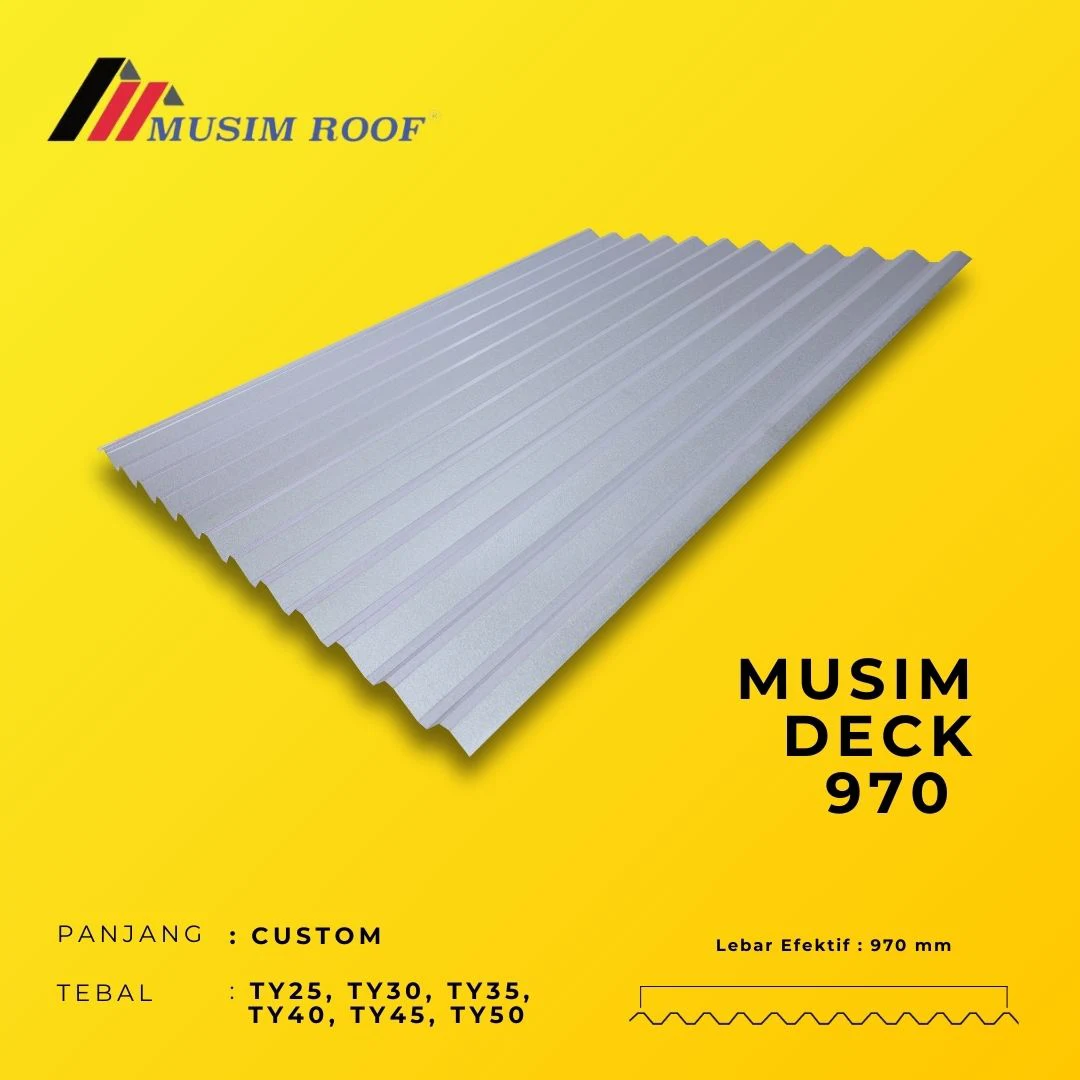 spesifikasi musim deck 970 mm