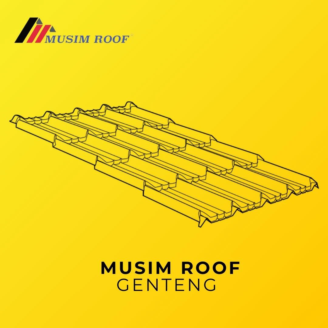 spesifikasi musim roof genteng hitam wrinkle