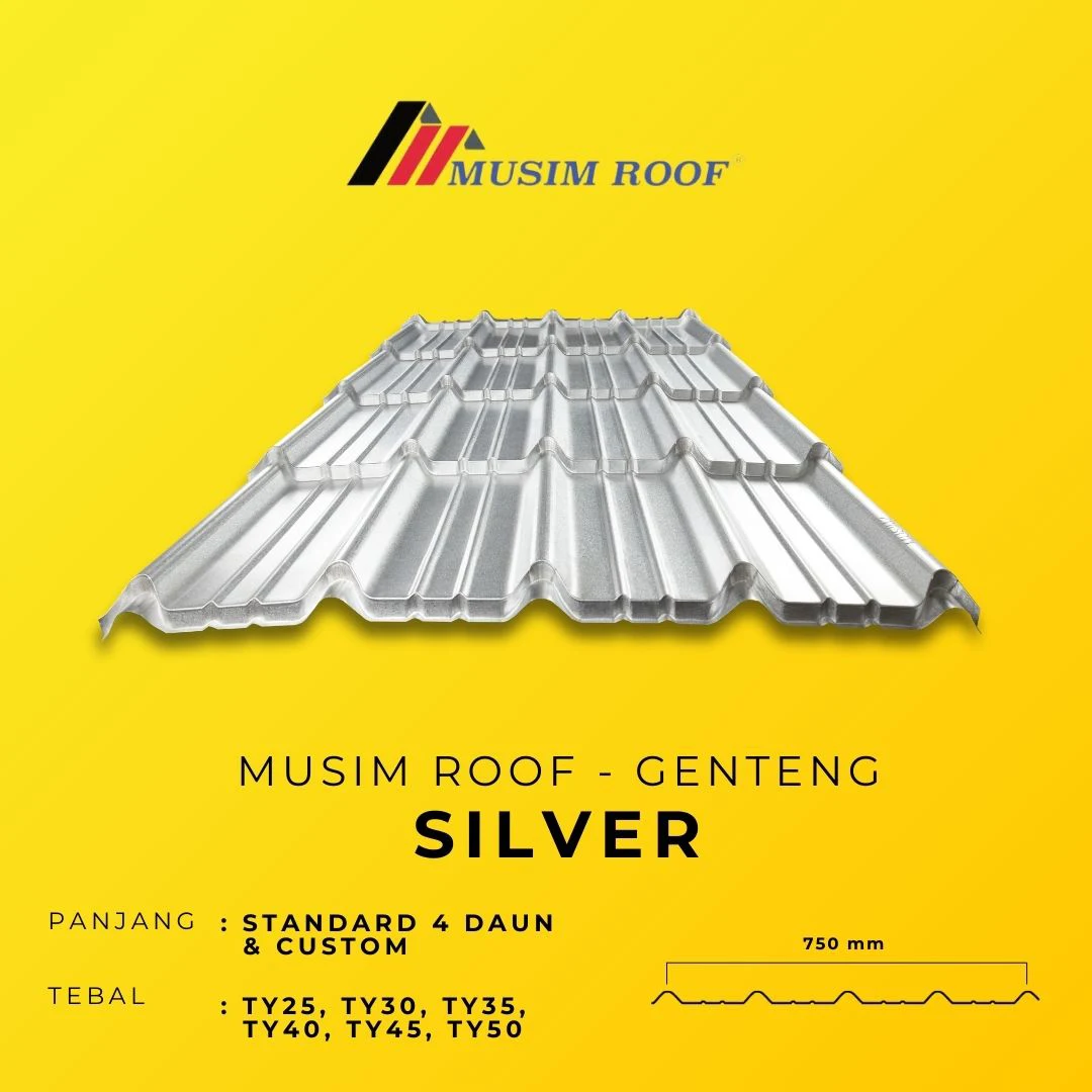 spesifikasi musim roof genteng silver