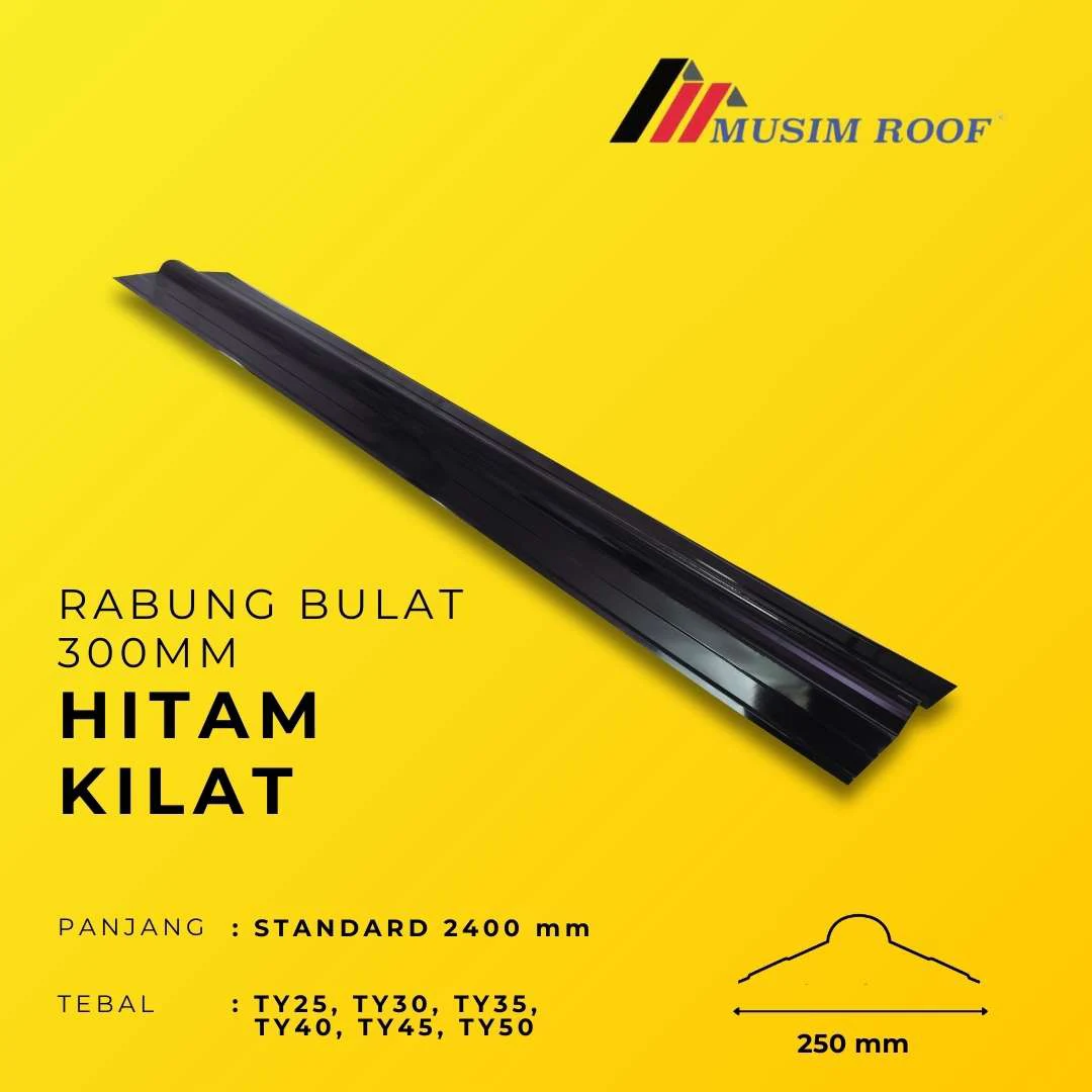 spesifikasi rabung bulat 300 hitam kilat