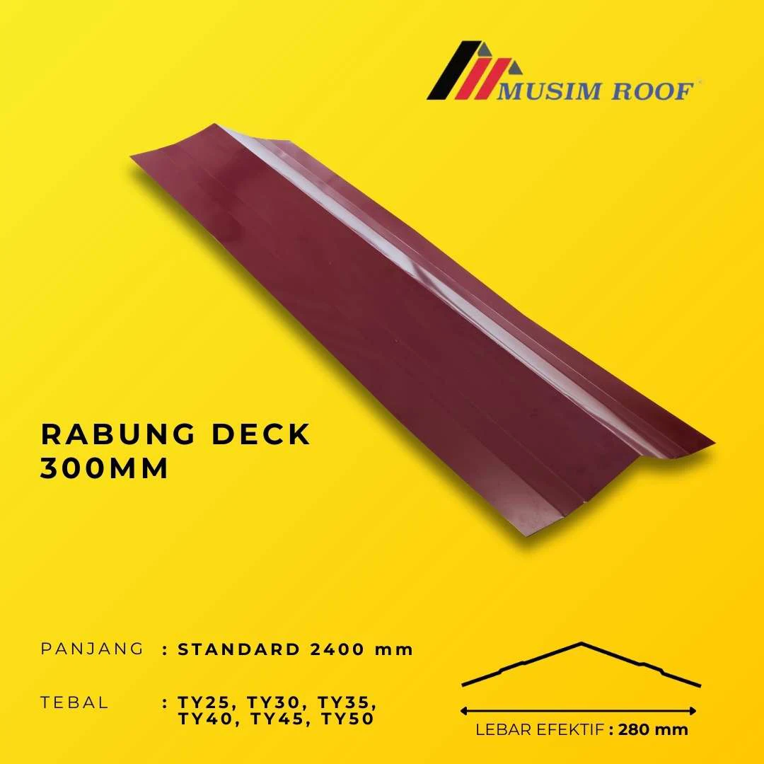 spesifikasi rabung deck 300mm