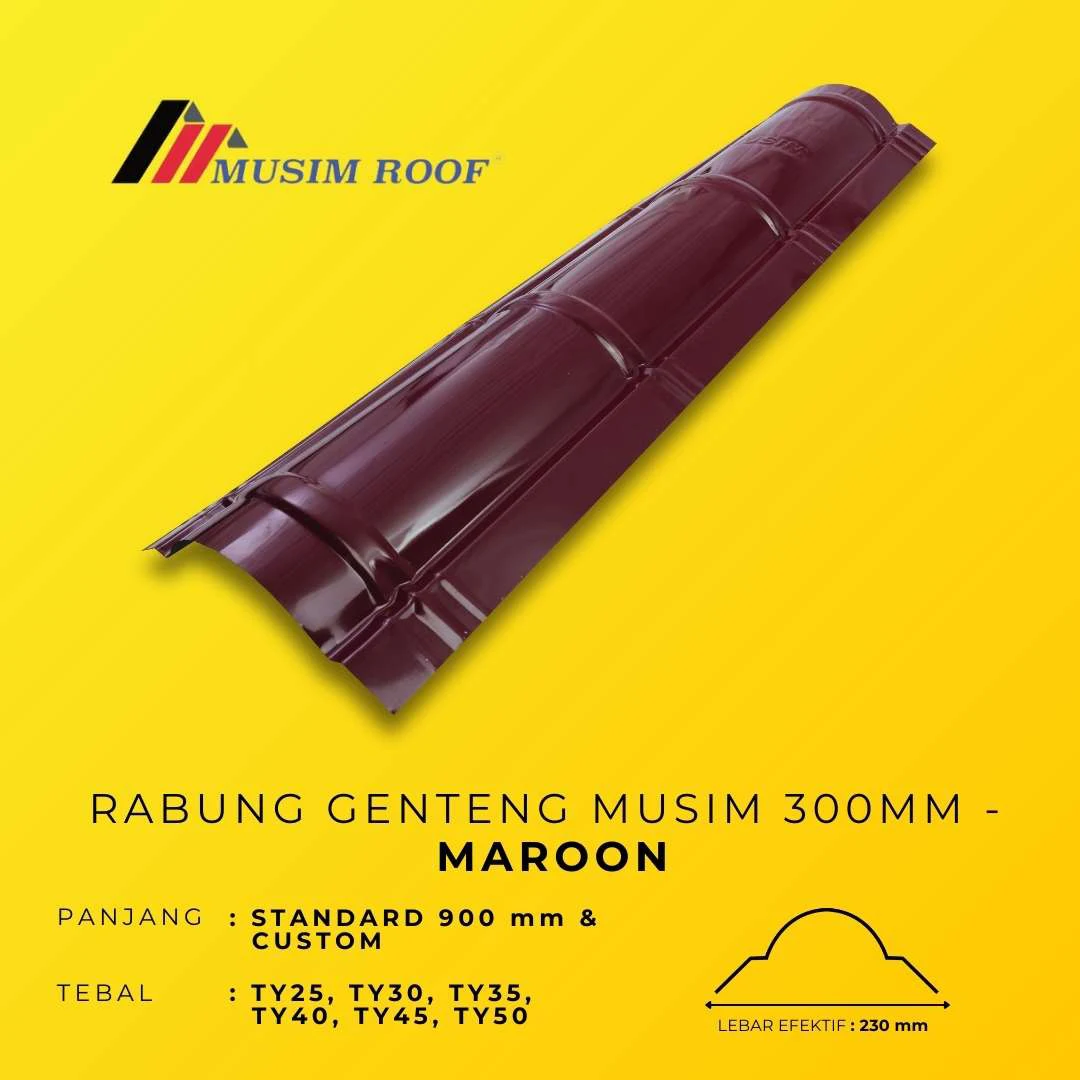 spesifikasi rabung deck 300mm