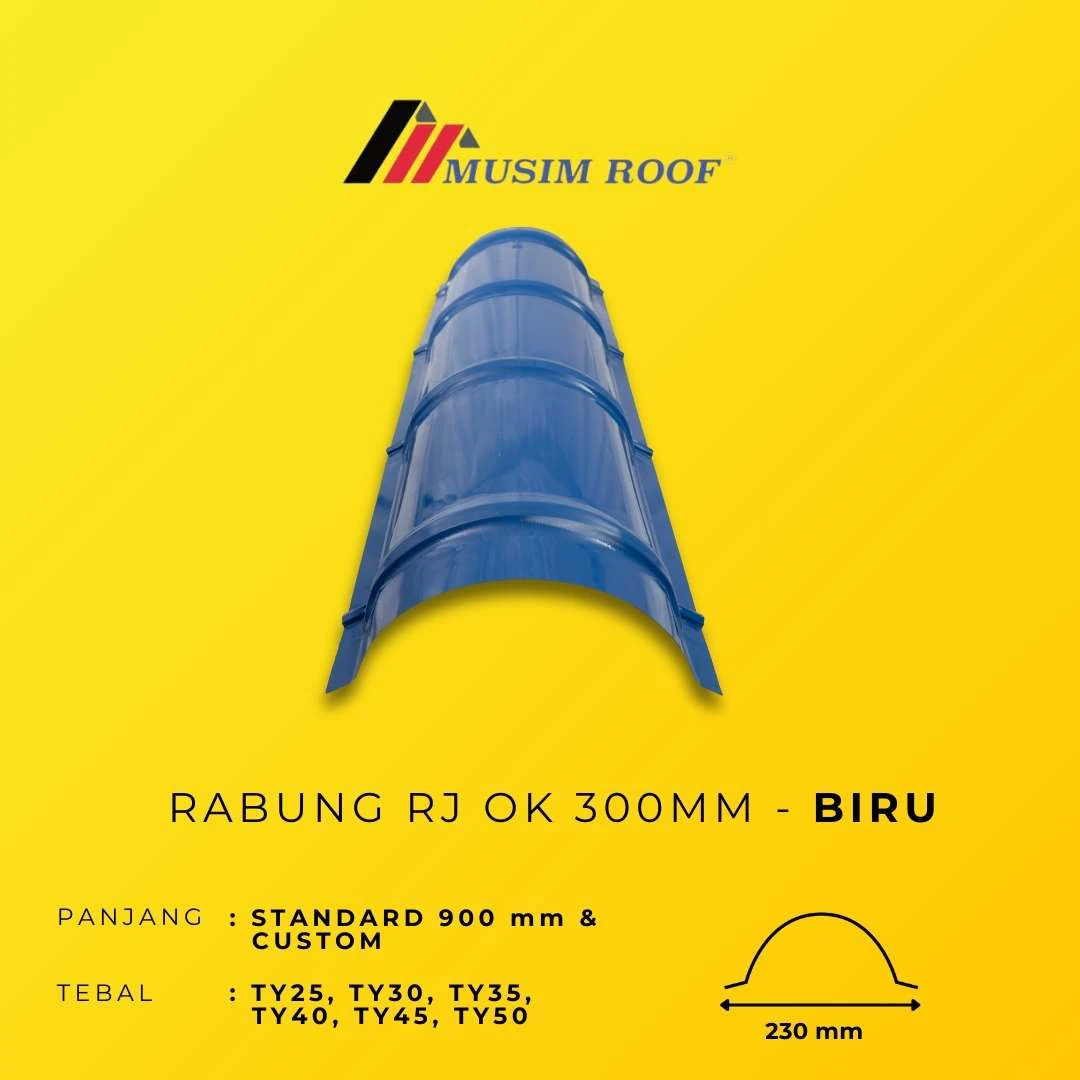 spesifikasi rabung deck 300mm biru