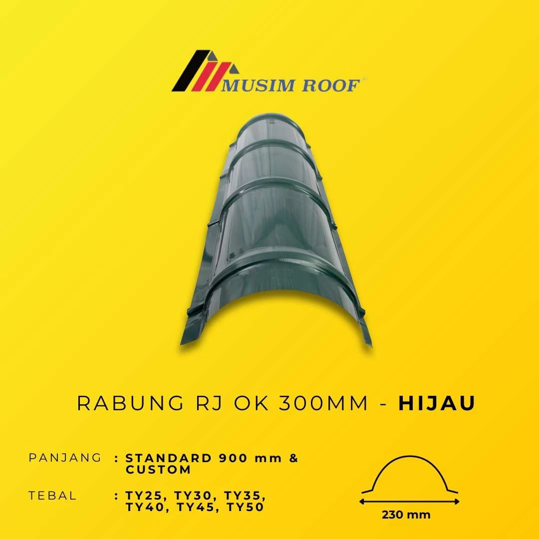 spesifikasi rabung deck 300mm hijau
