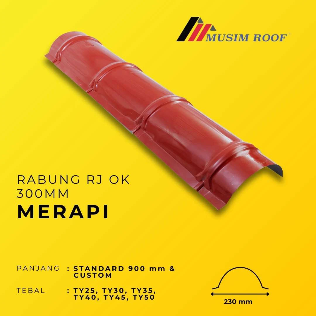 spesifikasi rabung deck 300mm merapi