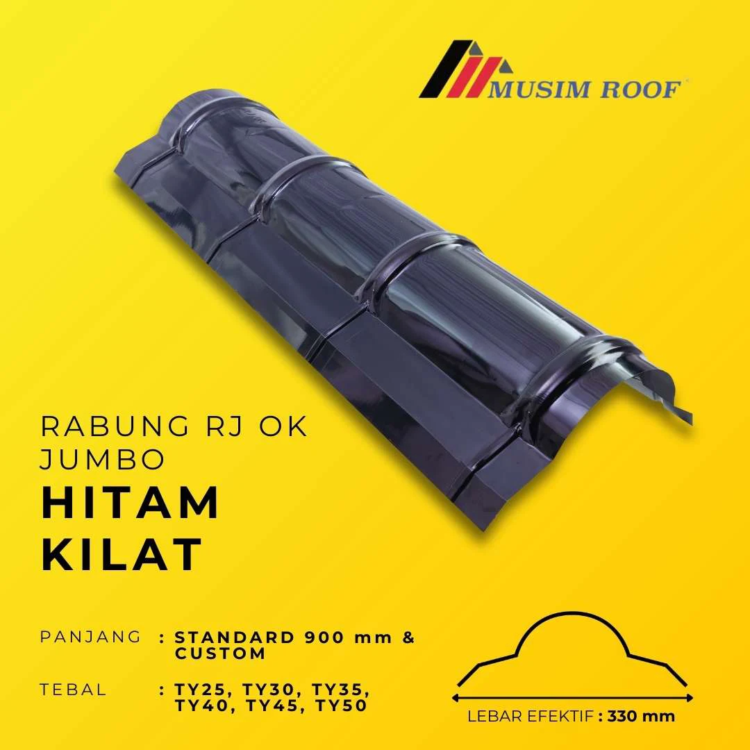 spesifikasi rabung rj ok jumbo hitam kilat