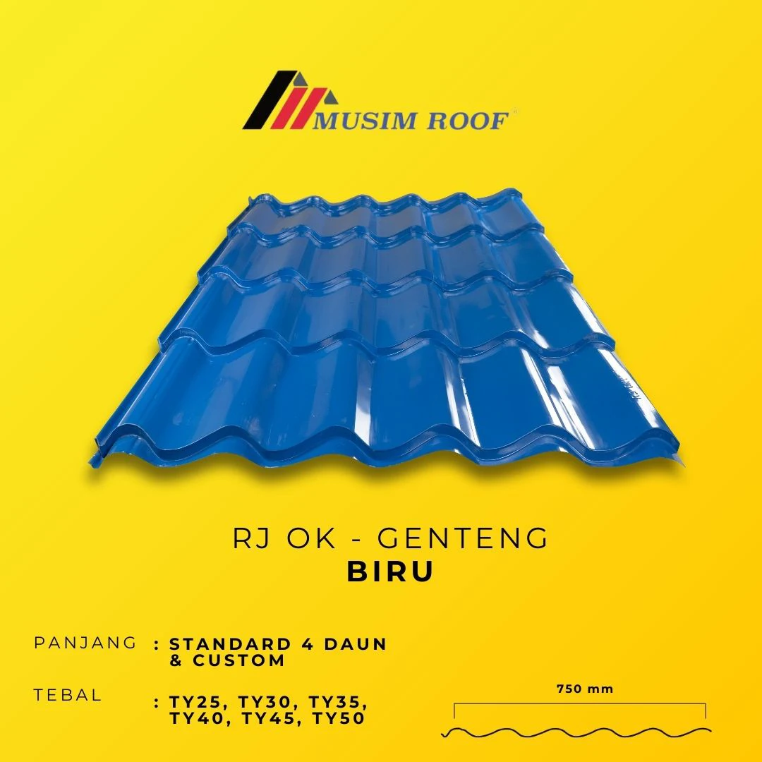 spesifikasi musim deck genteng rj ok