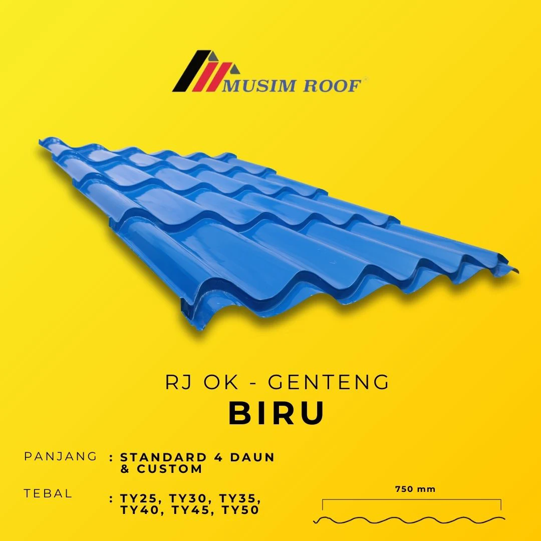 spesifikasi musim deck genteng rj ok