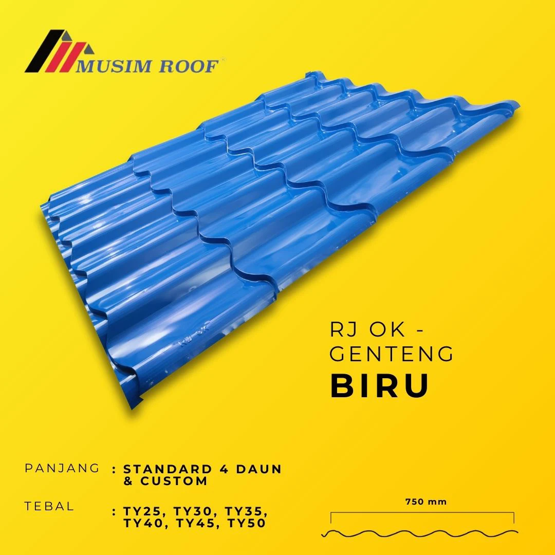 spesifikasi musim deck genteng rj ok