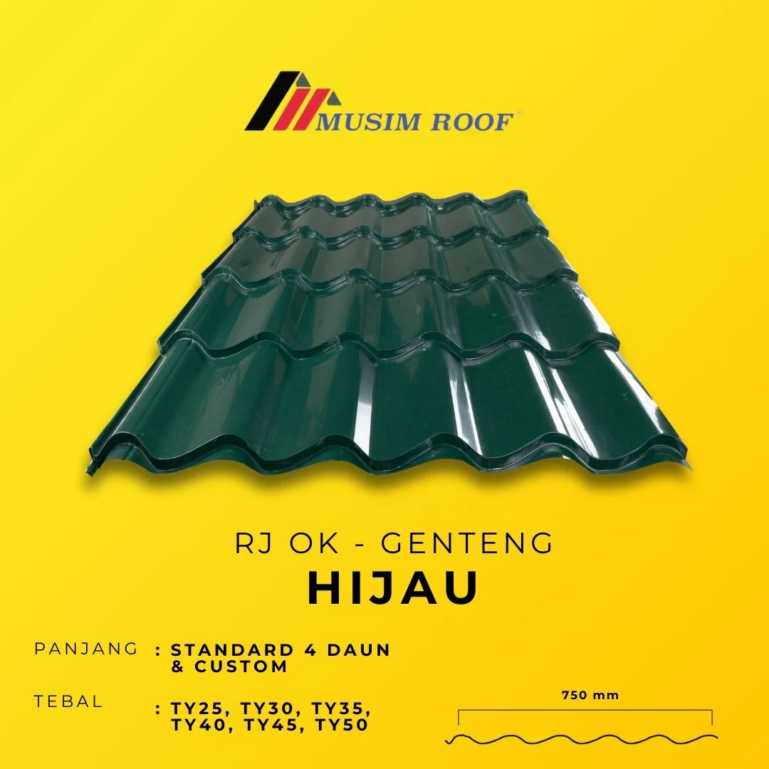 spesifikasi musim deck genteng rj ok