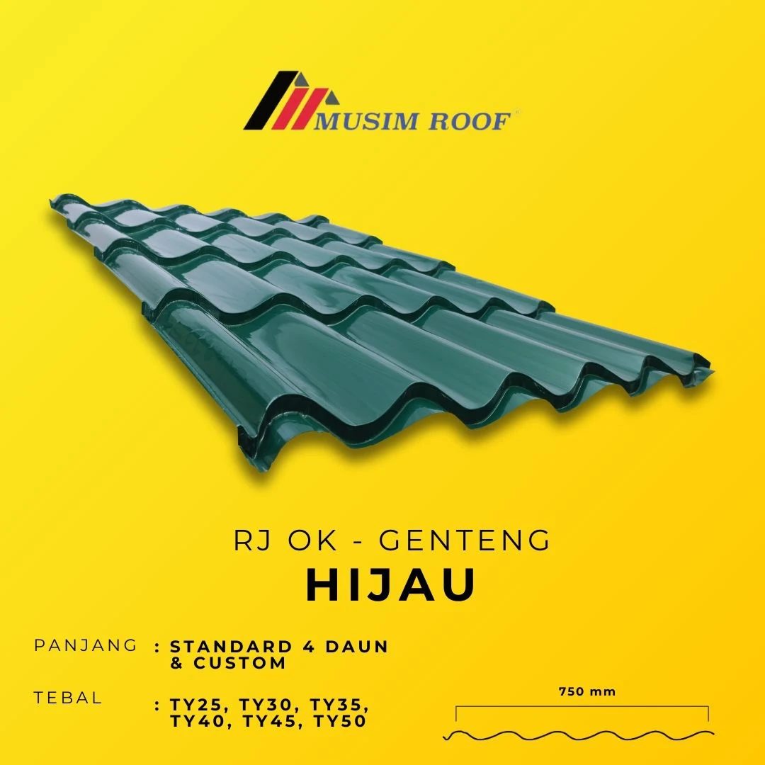 spesifikasi musim deck genteng rj ok