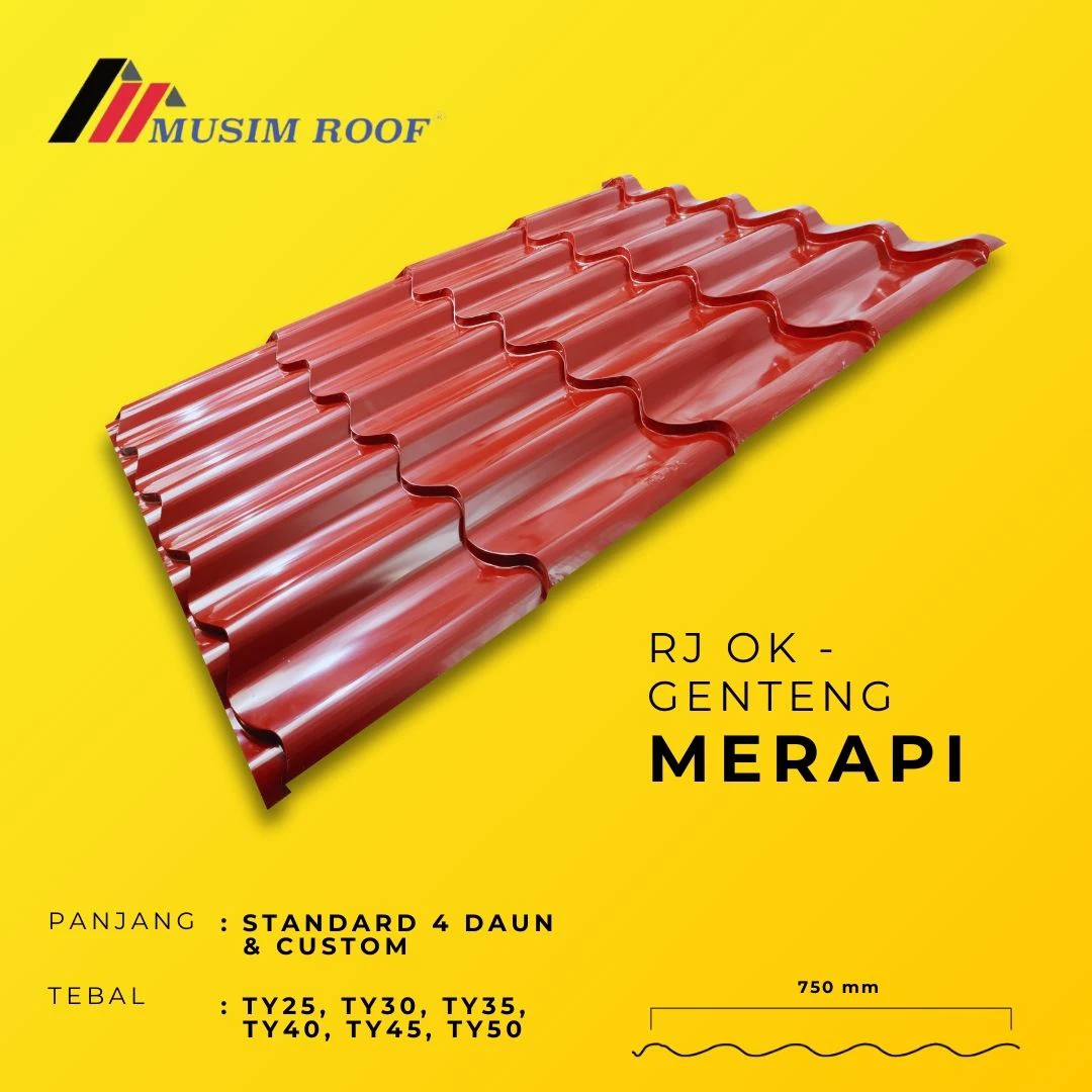 spesifikasi musim deck genteng rj ok
