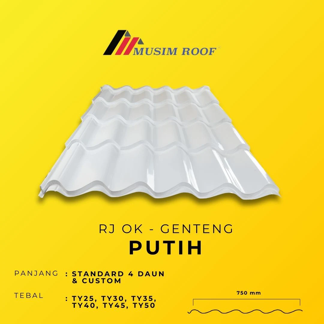 spesifikasi musim deck genteng rj ok