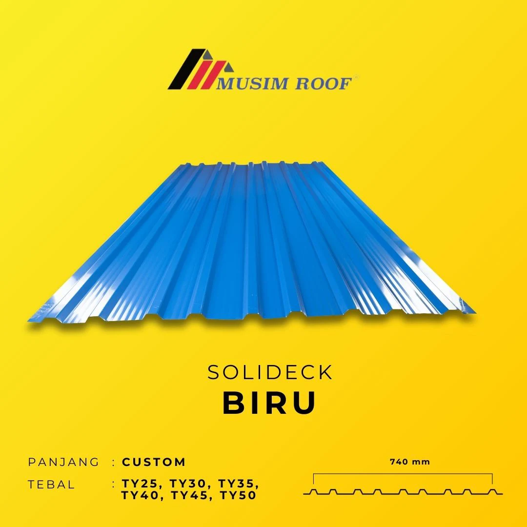 spesifikasi solideck biru