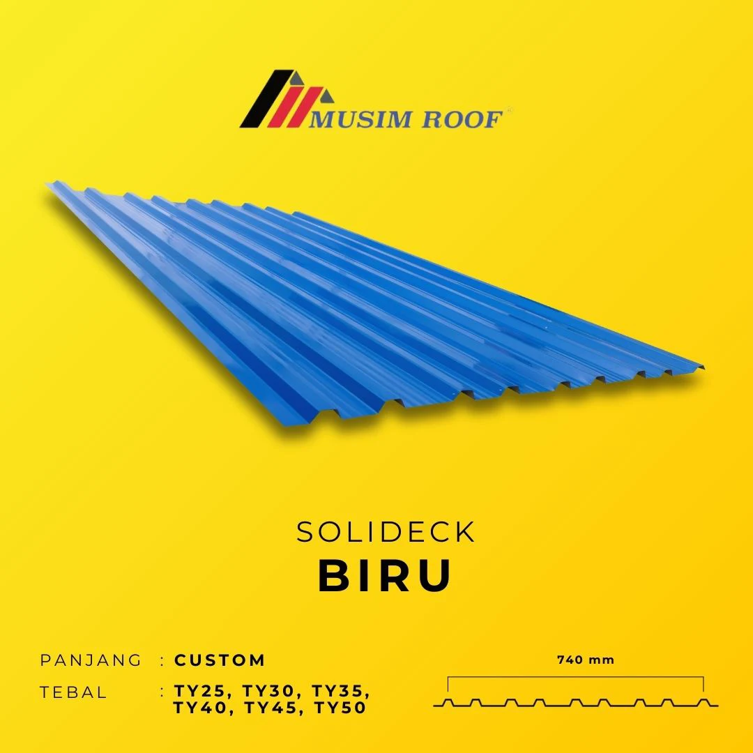 spesifikasi solideck biru