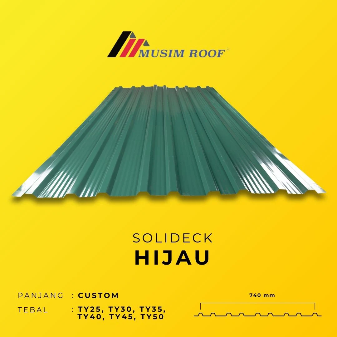 spesifikasi solideck hijau