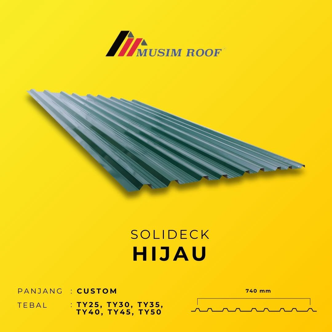 spesifikasi solideck hijau